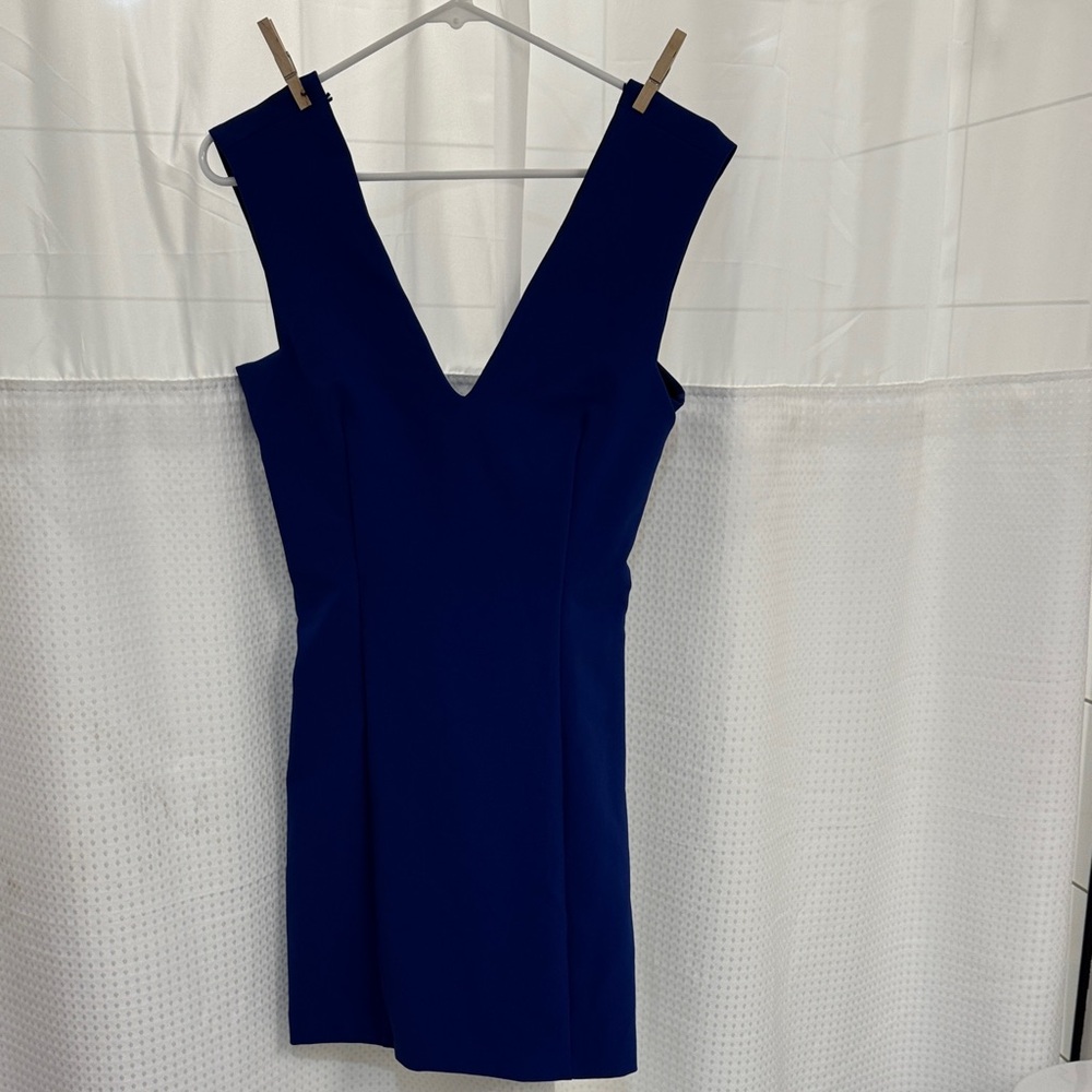 Zara Royal Blue Backless Dress